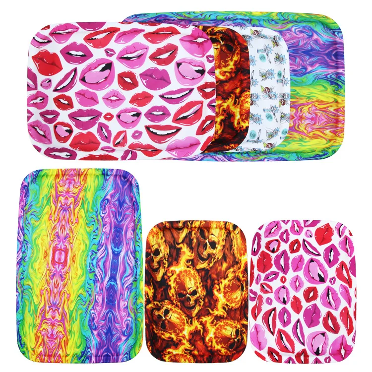 

High Quality Rolling Tray Silicone Pallet  Size Tobacco Silicon Trays Handmade Herb Accessories, Mix