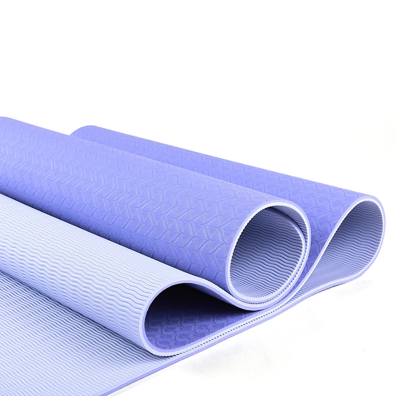 

Custom Printed Yoga Mat Rolls , yoga mat straps for carrying, Customized pink, purple, green and gray