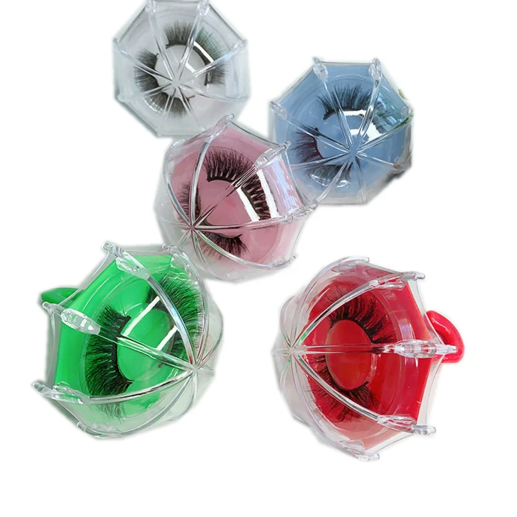 

umbrella eyelash case or umbrella lash box eyelash vendor customized boxes