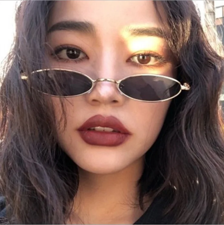 

Sunglasses 2021 Women Unique Eyewear Small Metal Retro Vintage Sunglasses Frame Sun Glasses Fashion Trending Sunglasses, Picture