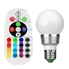 3 Watt Dimmable E27/GU10 RGB LED Bulbs,16 Colors RGB Color Changing LED lamp Bulbs,Spotlight Mood Ambiance Lighting with Remote