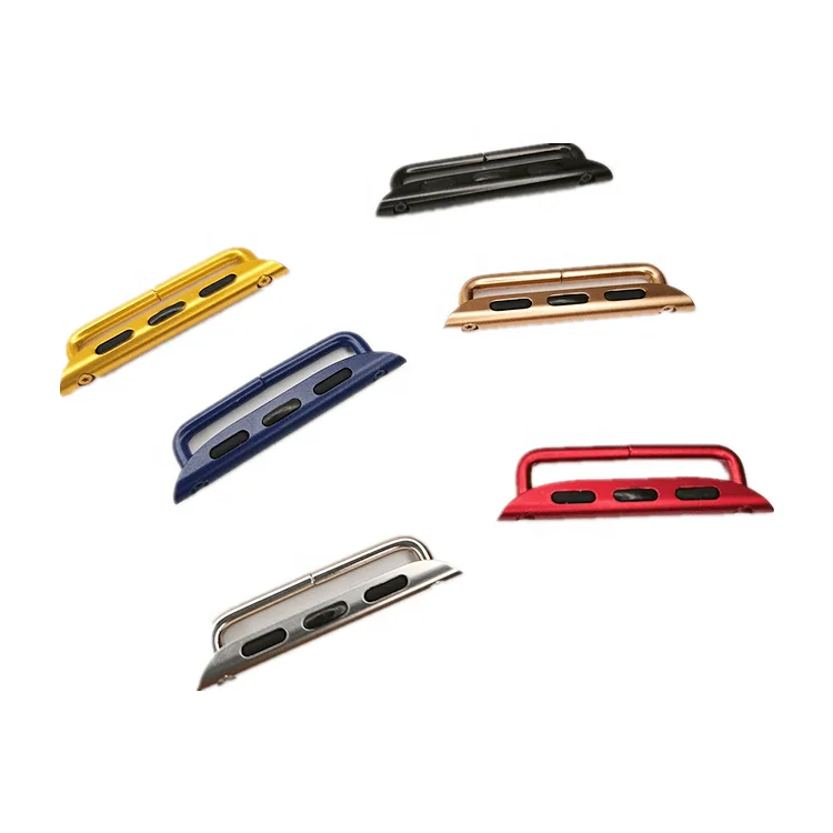 

For Apple watch strap connector. Originator.A large number of spot wholesale, Silver/ black/gold/ rose gold. can be customized in more colors
