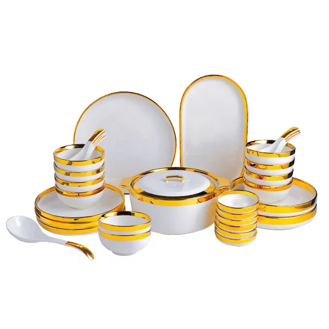 

Nordic Style Restaurant Ceramic Plate Hotel Ceramic Plate Set Porcelain Dinnerware Sets