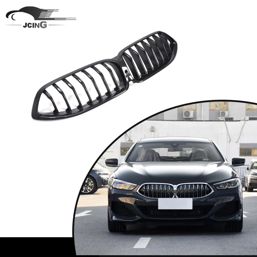

High-end refitting car body part for BMW 8 Series G14 G15 G16 2019-2022 front replacement prepreg carbon grill