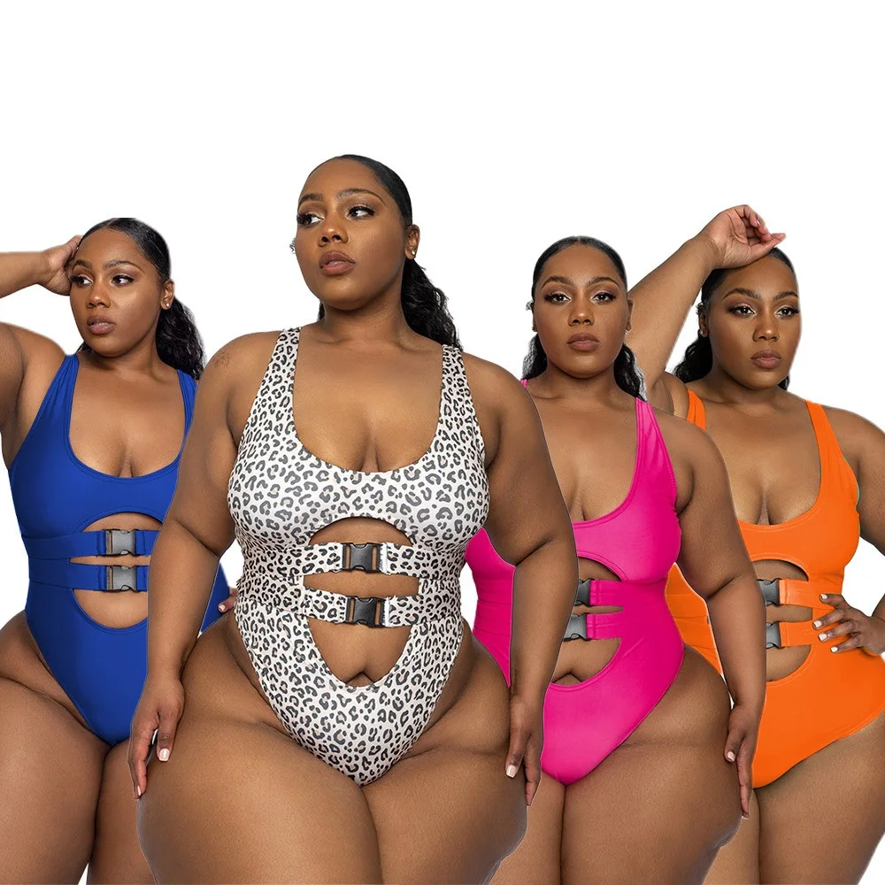 

BR1071 4xl leopard print plus size women bikini swimsuit 2021 bathing swimwear