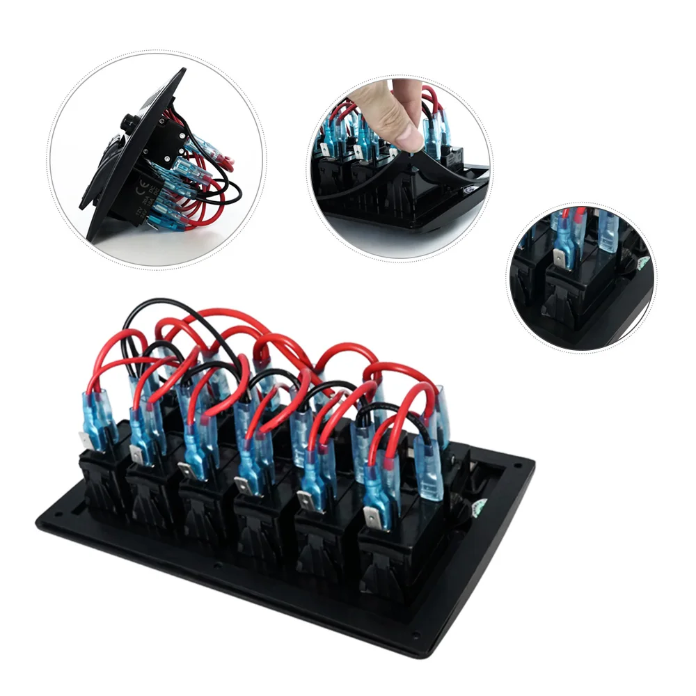 Genuine Marine 12v Switch Panel Wiring Diagram 6 Gang Push Button