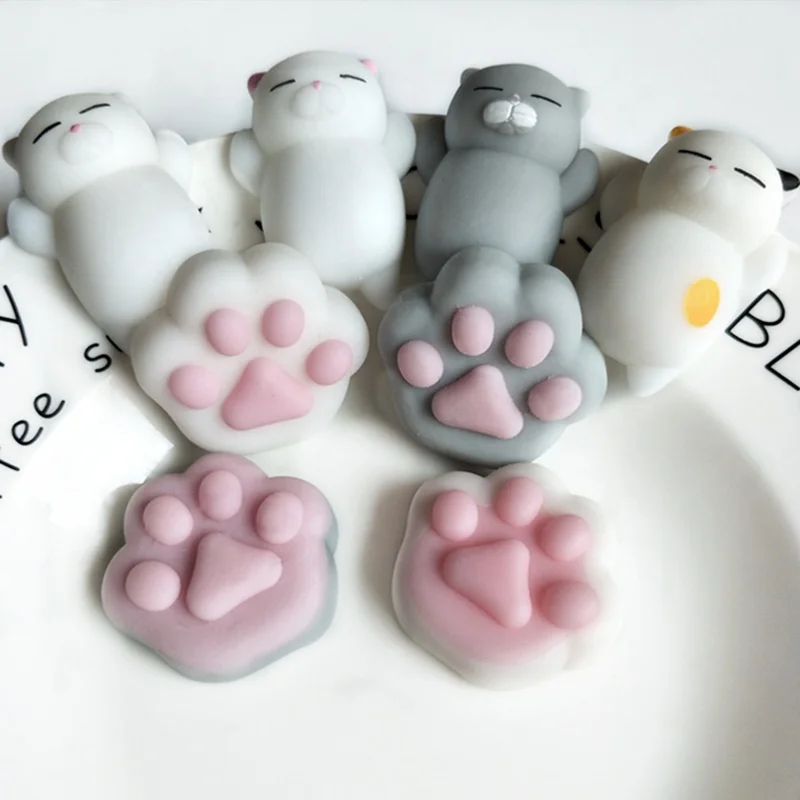 
Amazon hot selling mini toys animal anti stress reliever kawaii mochi squishy tpr toy 