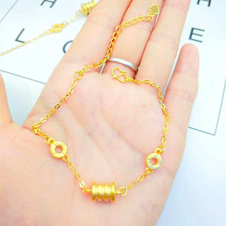 

Gold Matte Small Waist BraceletGold Plated Small Waist Bracelet Exquisite Jewelry Gold Ladies Jewelry