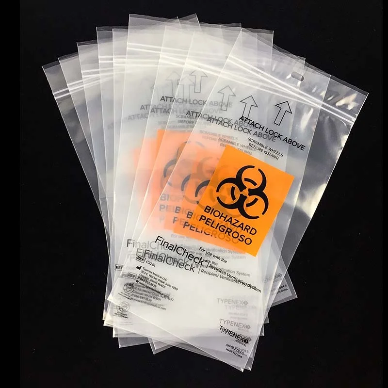 Custom Printing Ziplock Biohazard Specimen Transport Bag - Buy ...