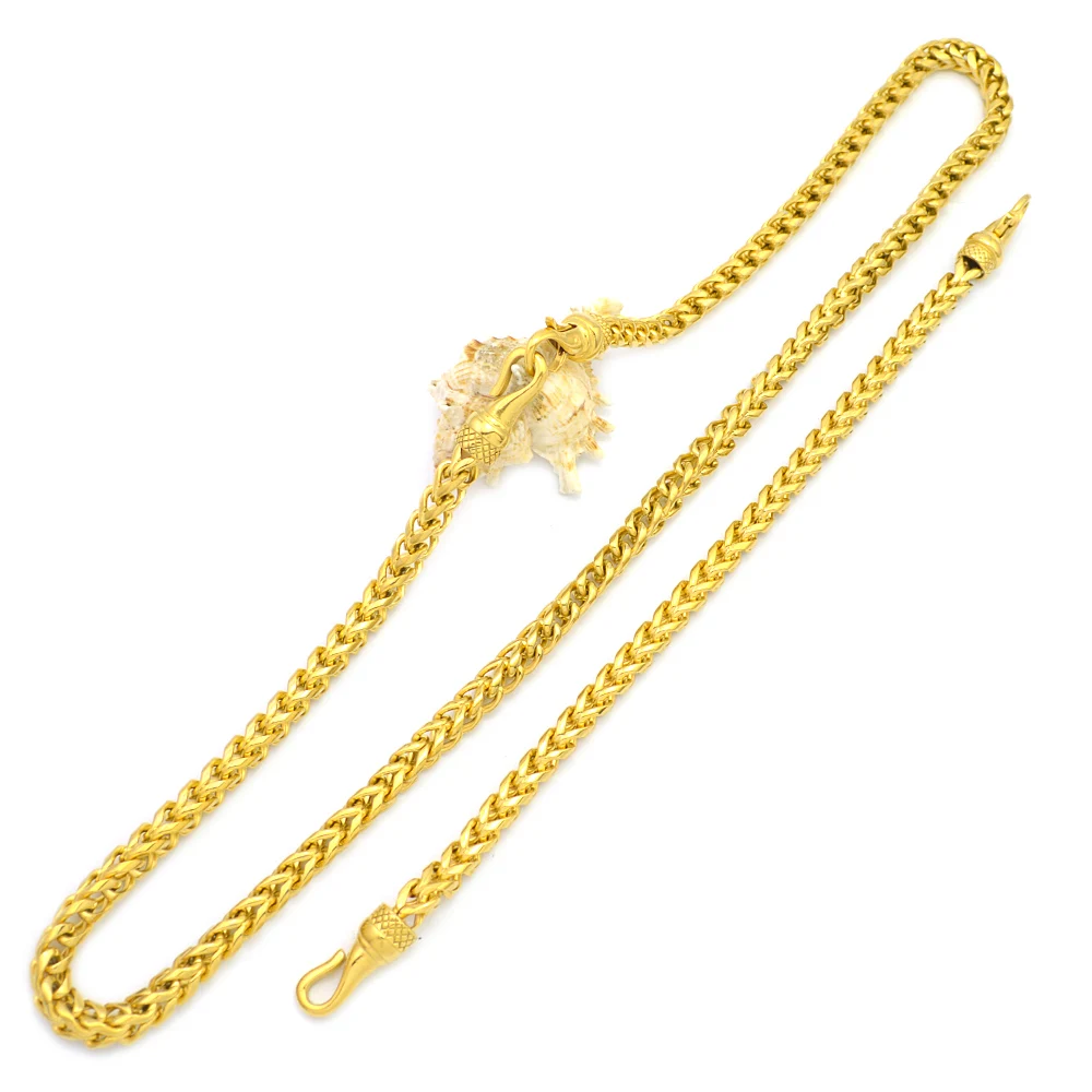 

Stainless Steel Jewelry Necklace And Bracelet Set High Quality China Gold Plating Chain, Sliver &gold