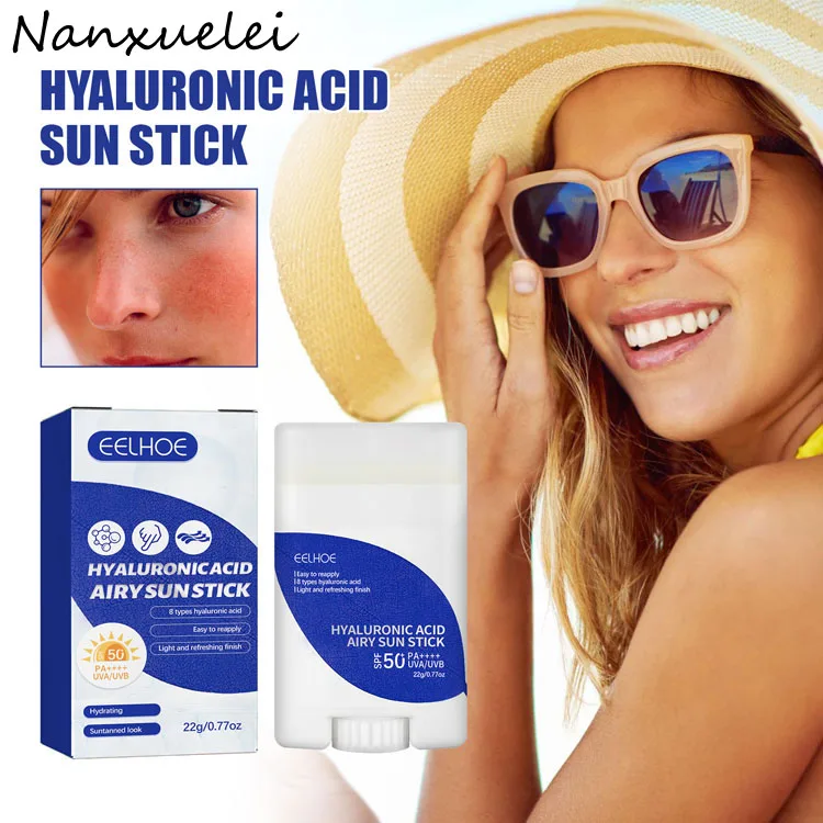 

EELHOE sun stick sunscreen makeup with UV protection Bright skin anti-wrinkle moisturize no stickness