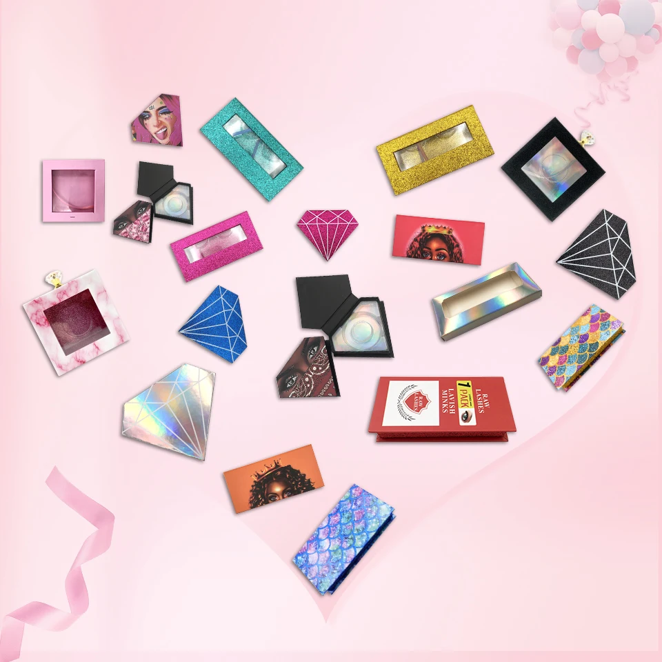

Top Selling Eye Lashes Box with Custom Logo Eyelash Packaging Box