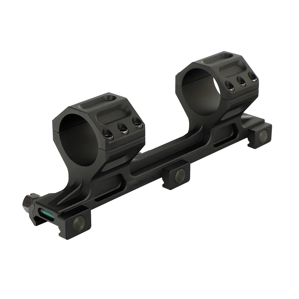 

25.4mm 30mm Picatinny Weaver Rail Hunting Riflescope Mount Double Cantilever Heavy Duty Rings with Bubble Level Scope Mounts