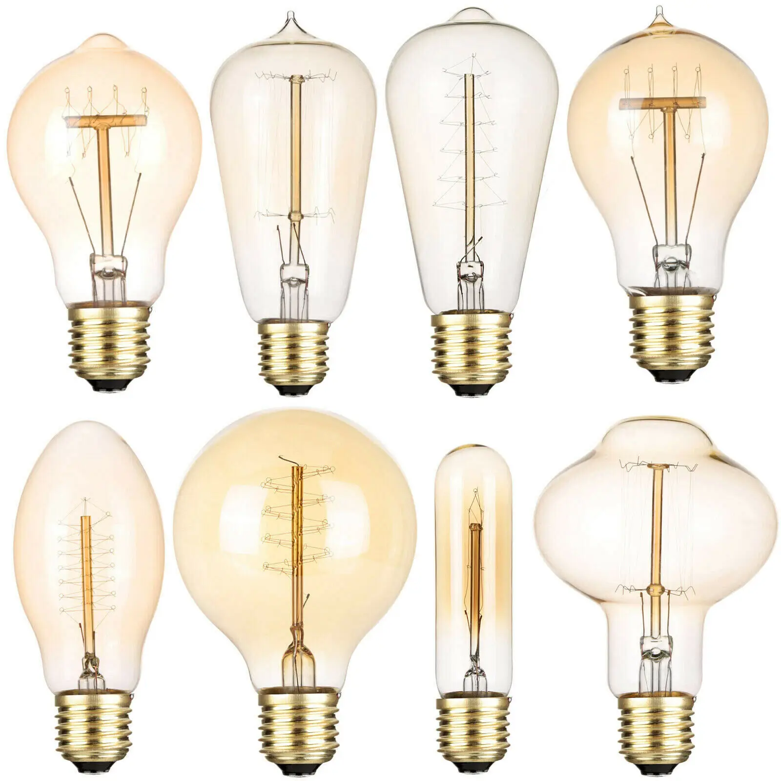 Vintage E27 40W Industrial Edison Bulb Filament Light Warm White Decor Lamp