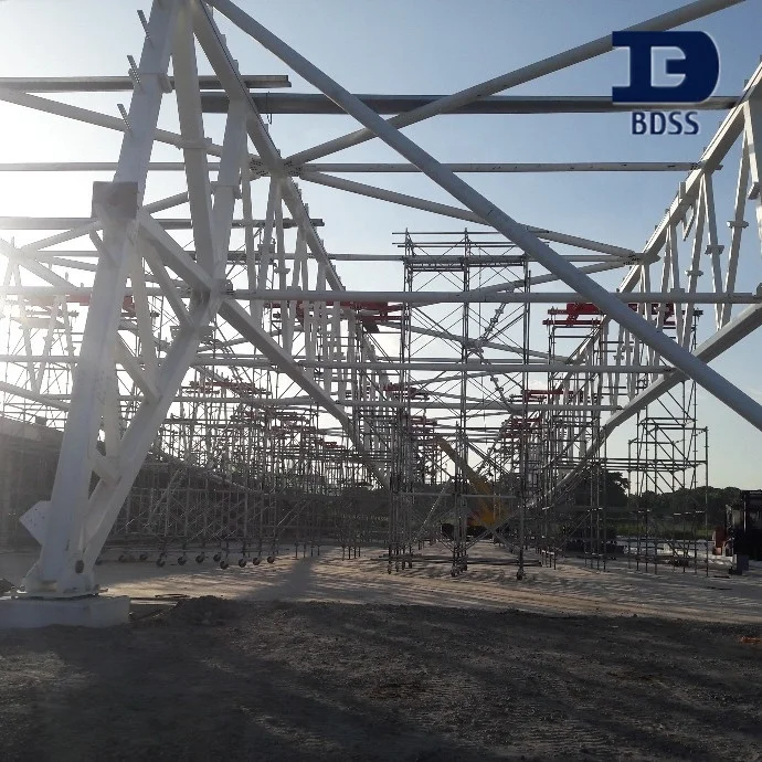
Prefab steel structural arch truss hangar provider 