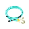 Manufacture supply 8 core 12 core 24 core fiber MPO MTP breakout patch cord