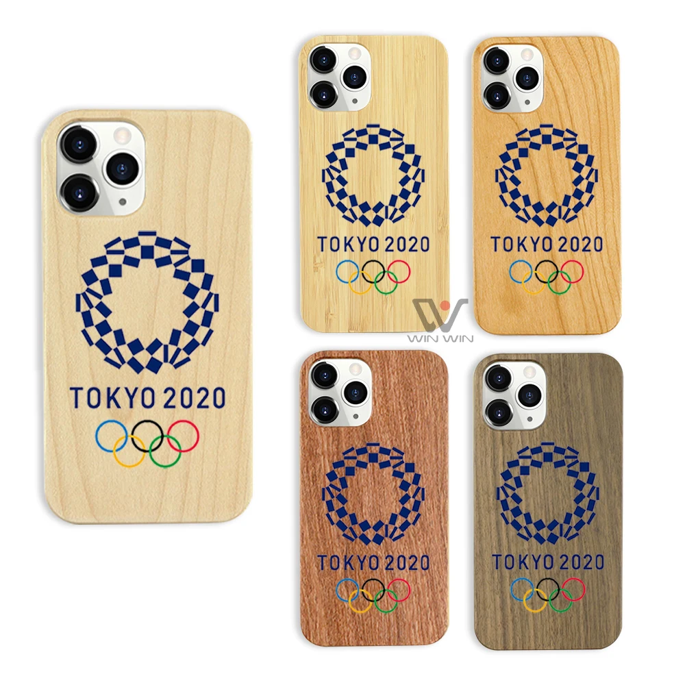 

For iPhone 12 Sports Meeting Mobile Phone Case Custom Wood Phone Cover For iPhone 11 Pro