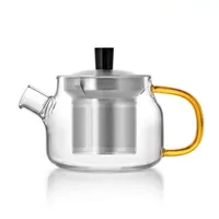 

Heat-Resistant Glass Tea Set Stainless Steel Filter Glass Teapot High Borosilicate 475ml Glass Teapot For Home