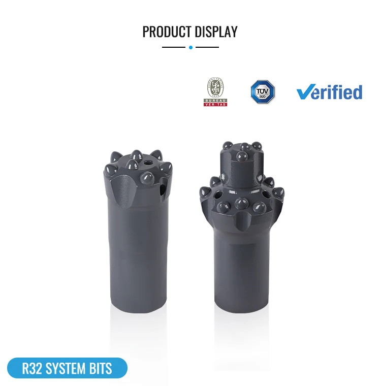 R32 water, oil and bore well drilling bits for hard rocks