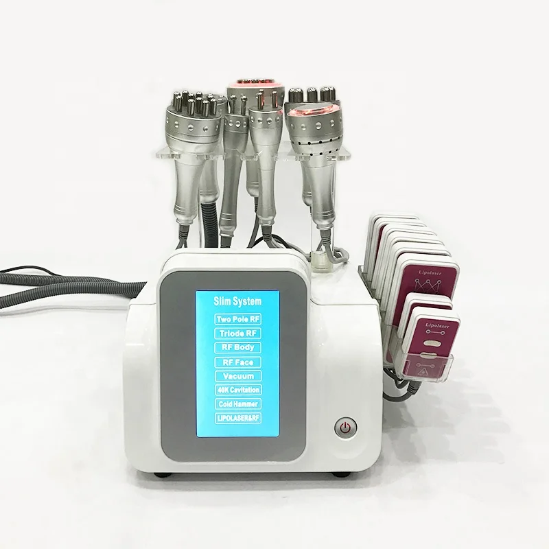 

Yting 8 in 1 Multifunctional RF Lipolaser/40K Cavitation/Vacuum RF Slimming Fat Reduction Beauty Machine