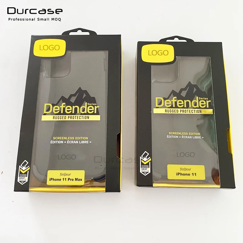 

Shockproof Design Heavy Duty Defender Phone Case For iPhone 11 11 Pro Max Mobile Phone Bags With Original Logo Package, Black,red,mint green,hot pink,red,gray ect