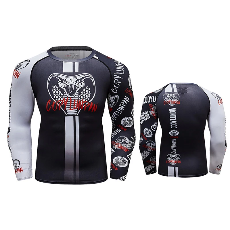 

Custom Design Your Long Sleeve Rash guards Mens Sublimation Printed MMA Compression T Shirts, Customized colors