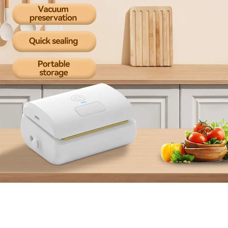Comercial Home Vacuum Sealer Machine Snacks Bag Pillow Freshness Box Portable Vacuum Sealing Machine