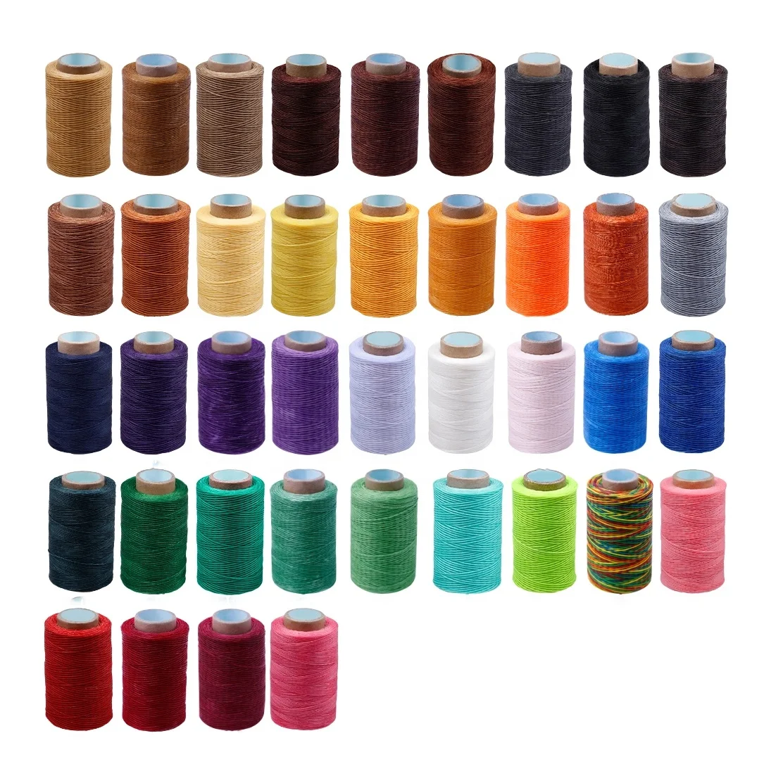 

RTS HOT Selling Optional Colors 250m Leather Sewing Thread 1mm Flat Leather Wax Thread