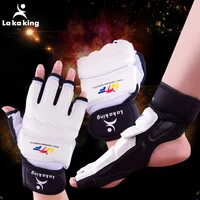 

custom high quality White wtf taekwondo hand gloves