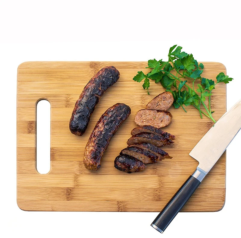 

Kitchen accessories set of 3 planche a decouper bamboo wooden cheese cutting board kitchen snijplank, Natural