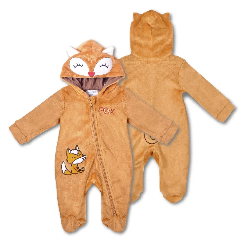 

New Arrival Cartoon Design Baby Flannel Clothes winter Stich modelling Soft baby Romper