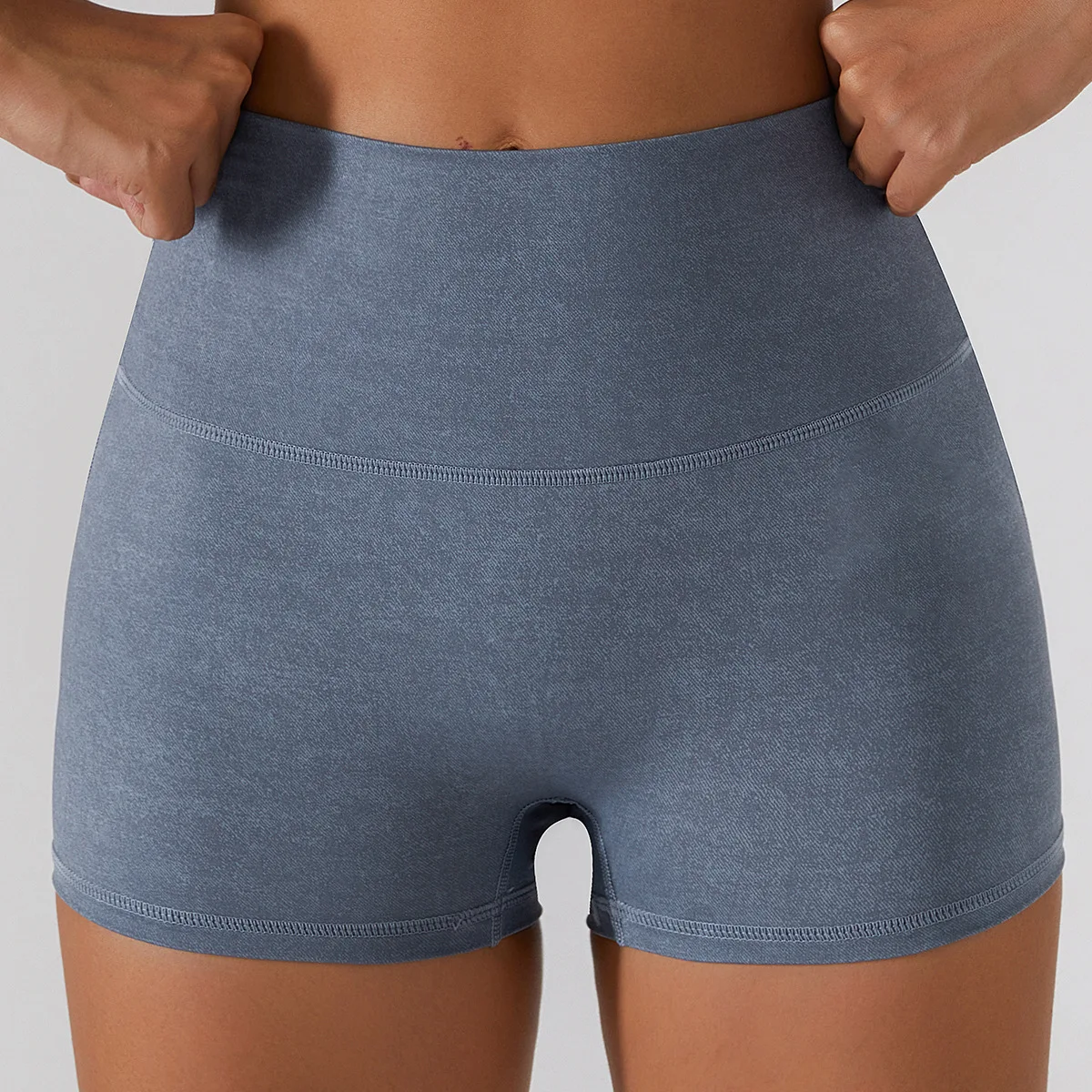 

denim yoga shorts sports shorts Women's Running dance fitness yoga sports shorts