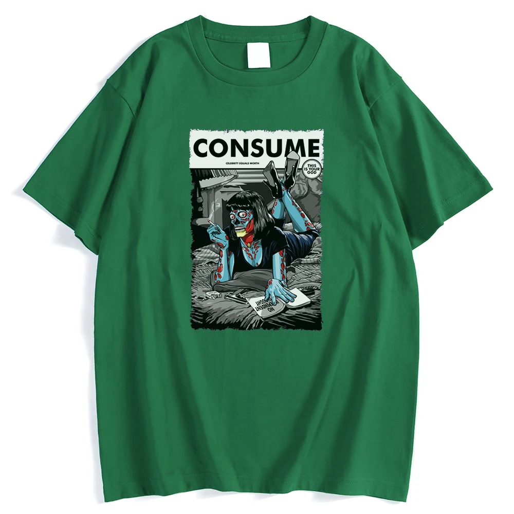 

Wholesale drop shoulder t-shirt custom good omens t-shirt men's character t-shirts