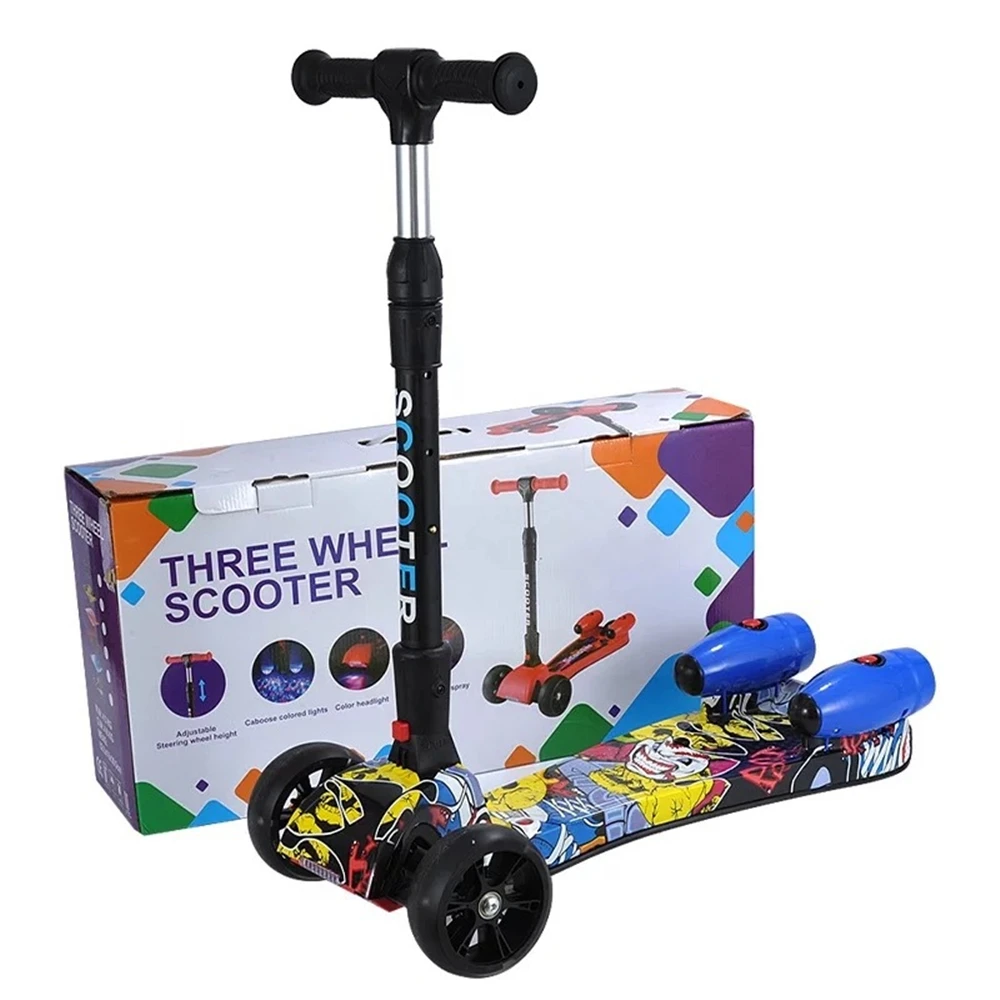 

Blue tooth music bling light spray running push baby children kids swing toys cute prey learning scooter wheels balance scooters