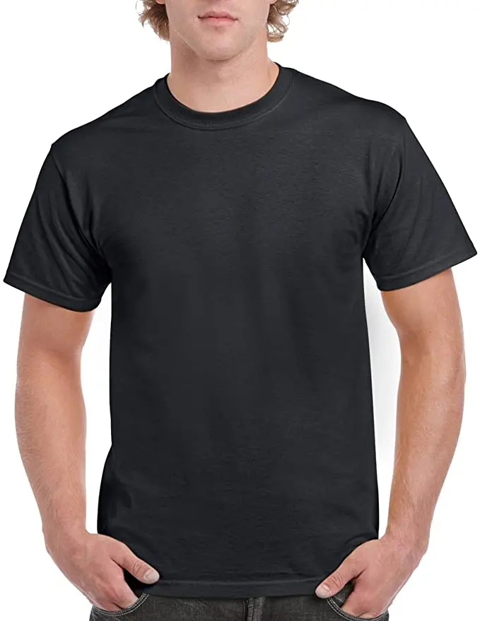 
Bulk custom made 100% preshrunk cotton eco-friendly breathable men blank t-shirts 