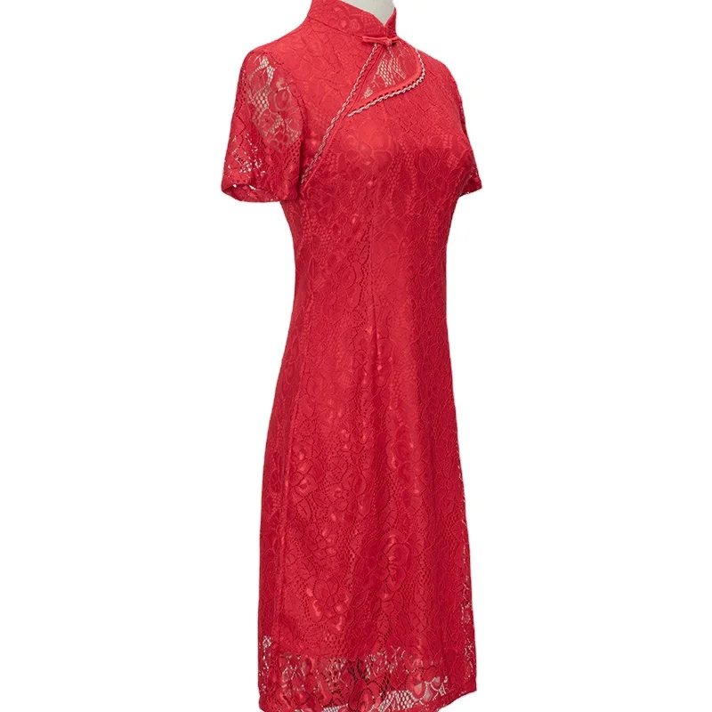 

Factory Sale Various Women Red Cheongsam Traditional Chinese Qipao Dresses