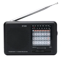 

World band broadcasting FM MW SW portable radio receiver portable radio for US, Canada, Mexico, Africa