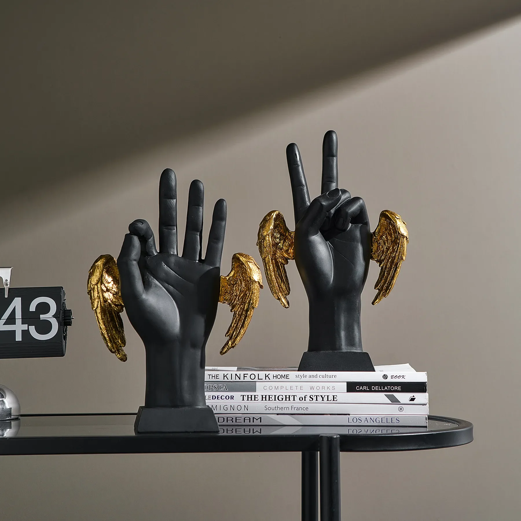 

Creative Desk Ornament Room Decorations Nordic Resin Craft Modern Home OK Gesture Statue Aesthetics Hand Sculpture and Figurines