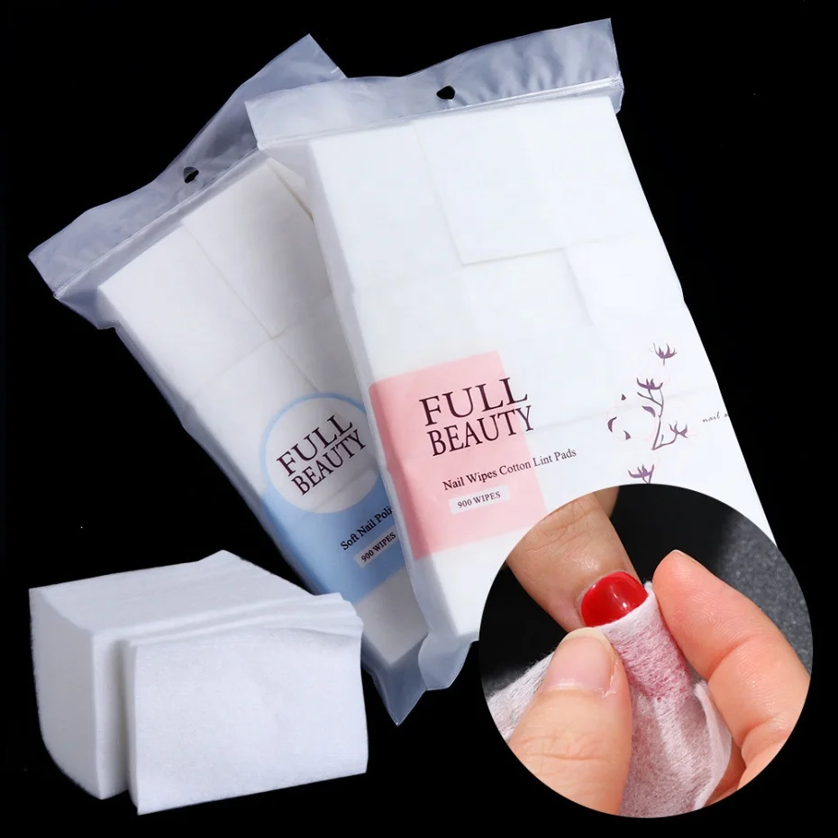 

450pcs Nail Tools Bath Manicure Gel Nail Polish Remover Lint-Free Wipes Cotton Napkins For Nails Lint Pads Paper Wholesale