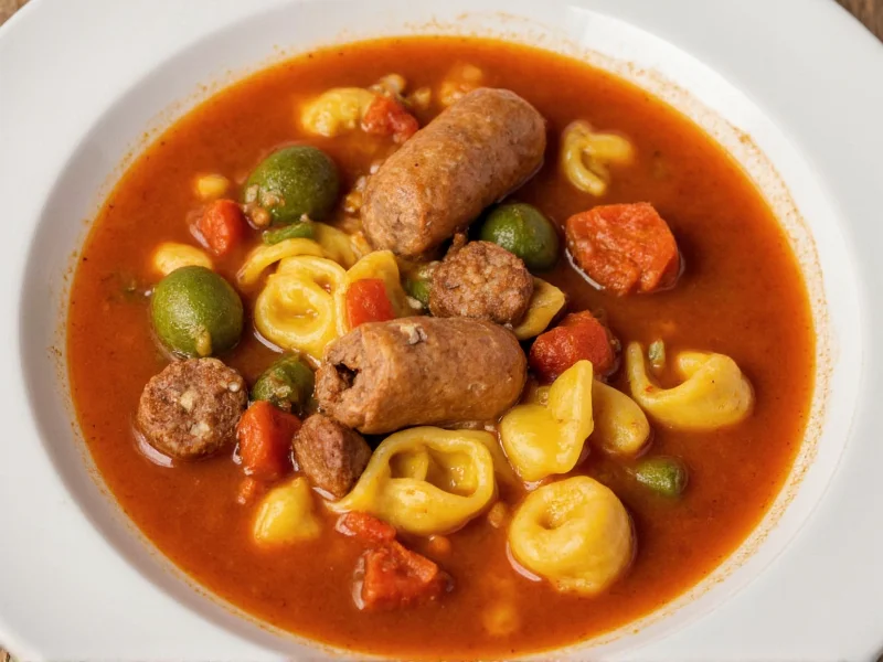 Italian Sausage Soup with Tortellini Recipe