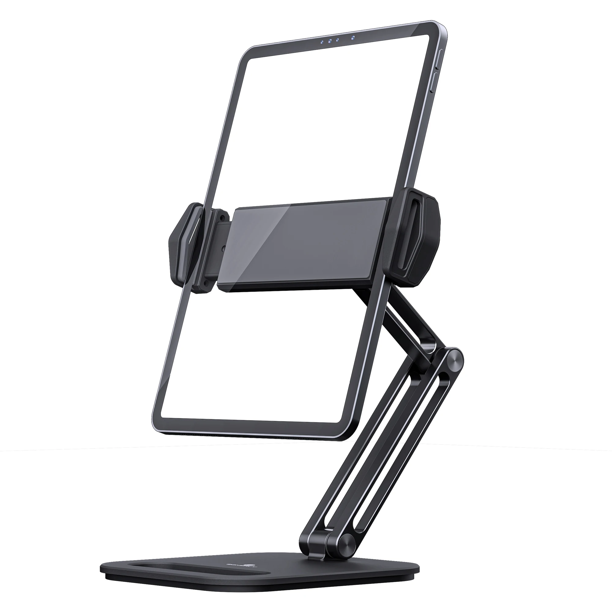 

Boneruy P47 Factory Directly OEM Foldable Mobile Phone Bracket Double Arms Adjustable Tablet Stand Aluminum Alloy Shenzhen 10pcs