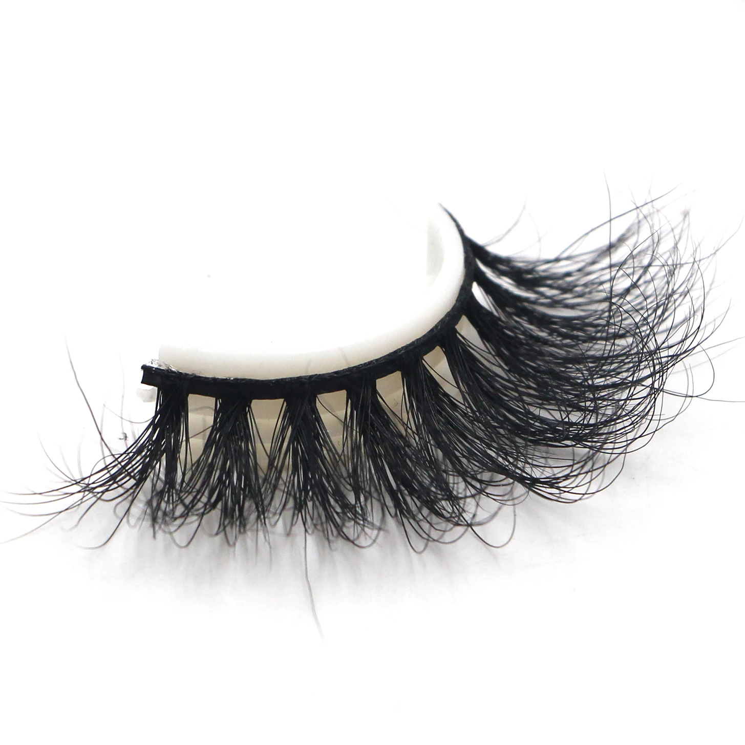 

Custom Logo Mink Eyelashes Case 25mm Mink Lashes Private Label Dramatic 25mm 3D Mink Eyelashes, Black
