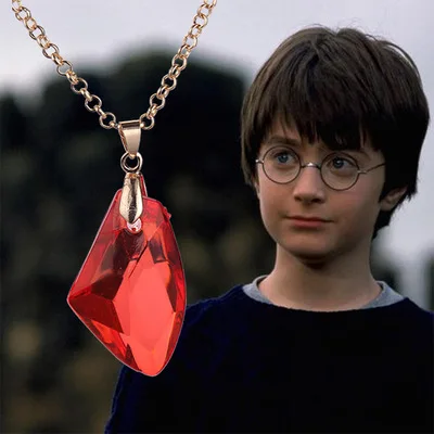 

Harry Potter Philosophers magic Stone Pendant Necklace