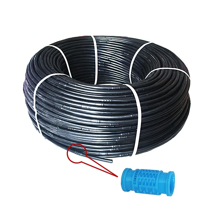 

Factory outlet emitter watering system drip irrigation pipe for horticultural greenhouse, Black color