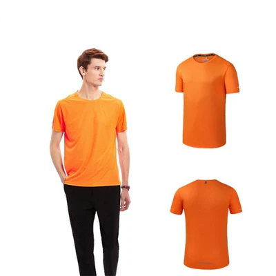 

2021 checkered round neck short sleeve quick-dry men's T-shirt wholesale customization