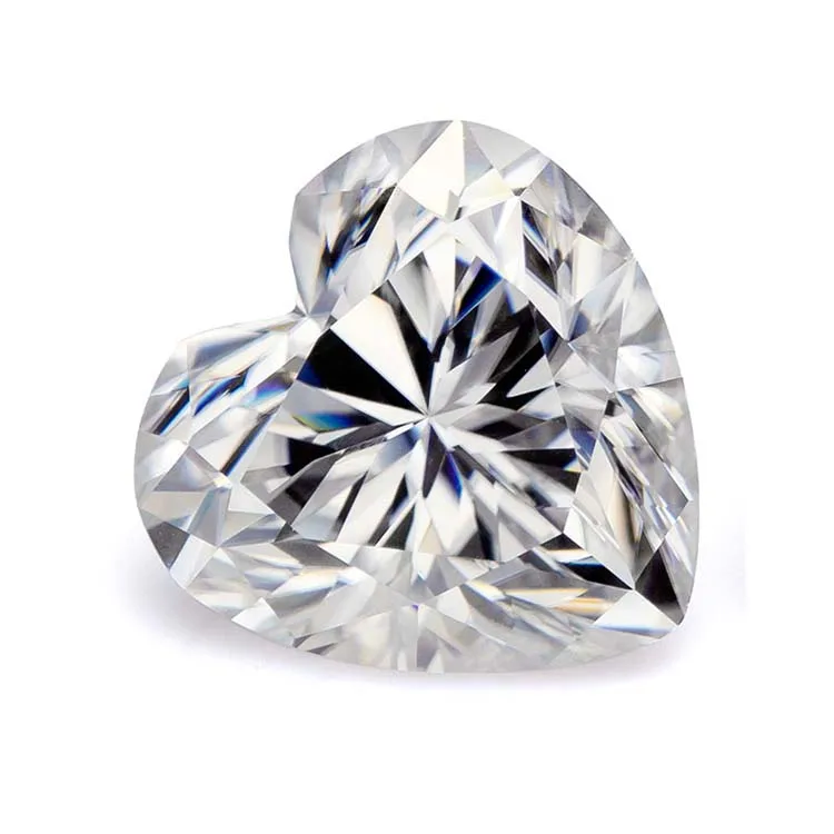 

Holycome DEF White Diamond Loose Moissanite Stone Loose Gemstone Heart Cut Moissanite