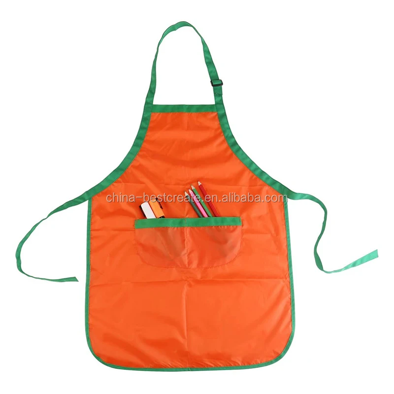 CHILDS ADJUSTABLE PVC APRONS Easy Clean Art Crafts Painting Baking CHOOSE DESIGN 