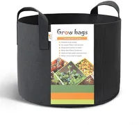 

Amazon Hot Sale 5 Gallon,Vegetable/Flower/Plant Grow Bags,Aeration Fabric Pots with Handles,TOYS0130
