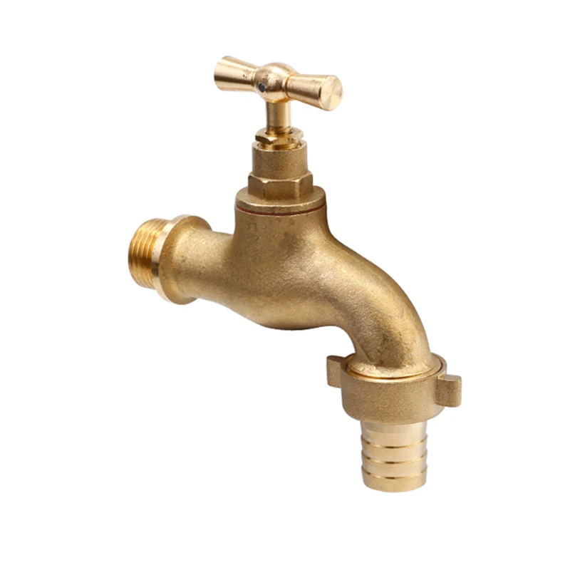 

Wholesale Custom Brass hose bibcock Washing Bibcock Garden Faucets Water Taps Full Size 1/2" To 1" Garden Using Casting Bibcock