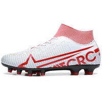 

High Ankle Mens Superfly Soccer Shoes Outdoor Cleats Football Boots Factory Wholesale